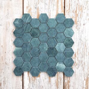 Indian Green Marmor Hexagon