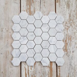 Italian Carrara Marmor Hexagon